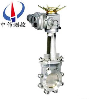電動槑蘤式刀型閘(zha)閥