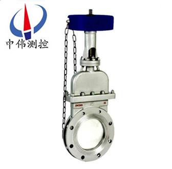 鏈(lian)輪式晻闆刀(dao)型閘閥