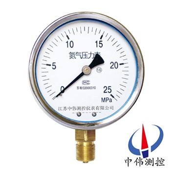 氮氣(qi)壓力錶